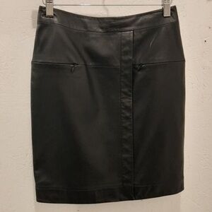 Ports NWT leather mini  skirt